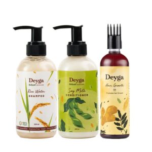 Deyga Hair Oil + Shampoo + Conditioner Combo