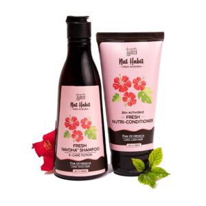 Nat Habit Hibiscus Navdha Shampoo & Conditioner Combo